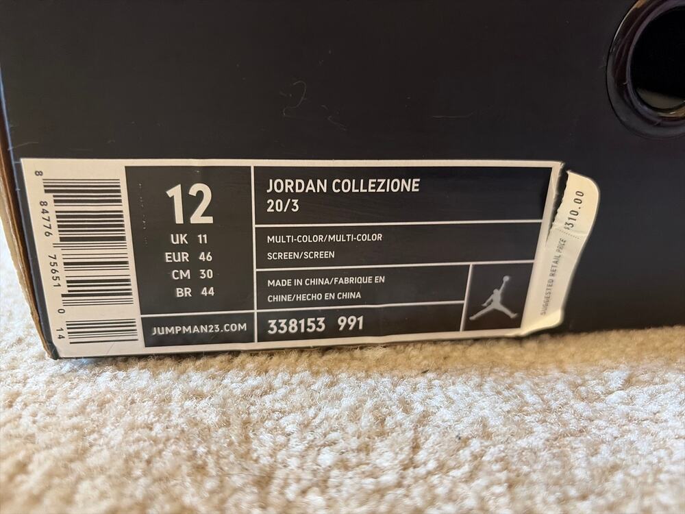 2008 Air Jordan 20 Retro Countdown Pack CDP (Jordan 20 ONLY) - Size 12 VVGUC - Picture 5 of 10